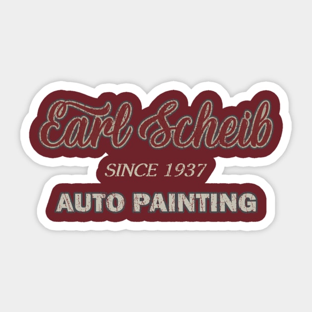 Earl_Scheib//Vintage Sticker by anwara